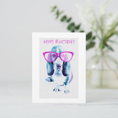 Verjaardagskaart Cool Doggy Briefkaart (Staand voorkant)