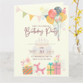 Verjaardagskaart Cozy  Kaart (Gele Bloem)