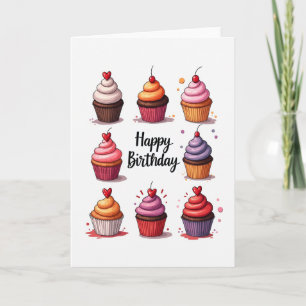 Verjaardagskaart Cupcake Delight Kaart