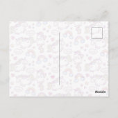 verjaardagskaart cute eenhoorn briefkaart (Achterkant)