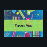 Verjaardagskaart dank je wel voor Mad Science-fees Bedankkaart<br><div class="desc">Verjaardagskaart dank je wel voor Mad Science-feestje. Zoek naar overeenkomende artikelen in mijn winkel. Neem contact met me op voor een maatbestelling.</div>