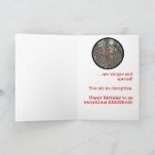 verjaardagskaart, "DE REDHEADS ZIJN UNIQUE EN SPEC Kaart (Binnen)