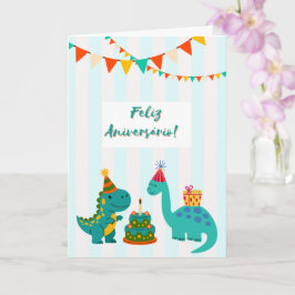 Verjaardagskaart Dinosaurus Kaart