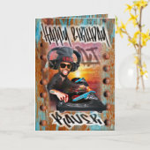 Verjaardagskaart DJ Raver Kaart (Gele Bloem)