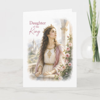 Verjaardagskaart Dochter van de Koning katholiek Kaart