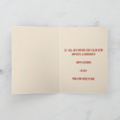 Verjaardagskaart Editable Zeilschip Kaart (Binnen)