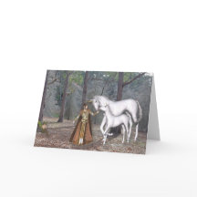Verjaardagskaart - Eenhoorns & Fee