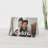 Verjaardagskaart eerste Vaderdag - Daddy Heart Kaart (Voorkant)