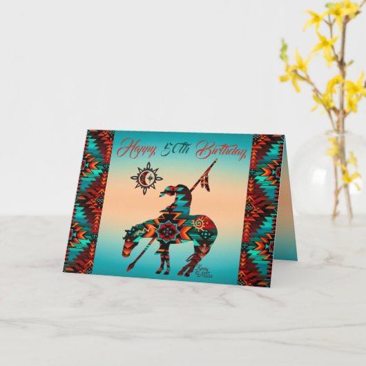 Verjaardagskaart einde van het pad kaart (Gele Bloem)