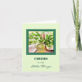 Verjaardagskaart, Elegante Mintgroene Viering Kaart