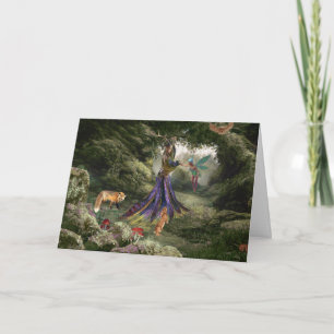 Verjaardagskaart Fantasy Bos Van Ons Allen Kaart