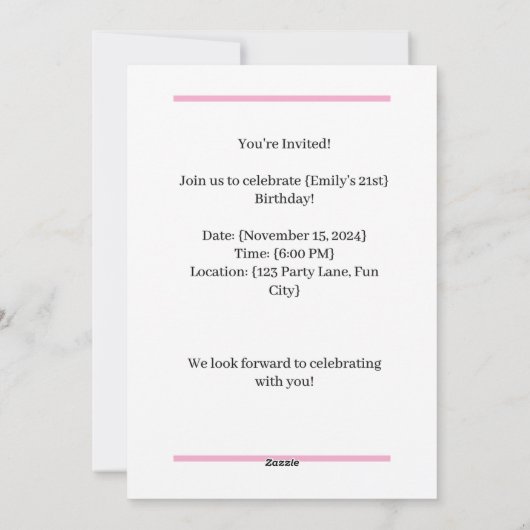 Verjaardagskaart! Feestdagenkaart (Achterkant)