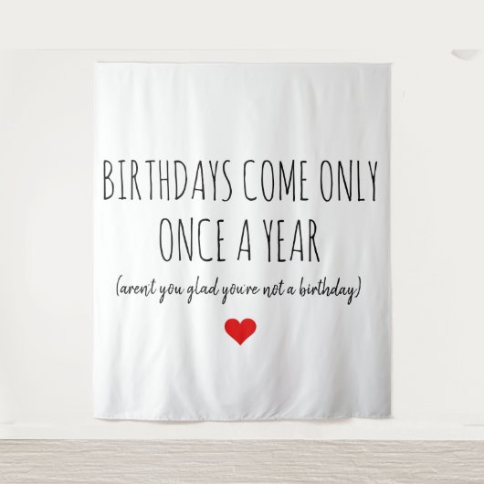 VERJAARDAGSKAART FUNNY STOUT WANDKLEED (Voorkant)