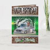 Verjaardagskaart gasaap kaart (Voorkant)