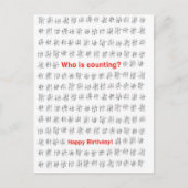 Verjaardagskaart, Gefeliciteerd met je verjaardag. Briefkaart (Voorkant)