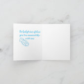 Verjaardagskaart: Gelukkige Naamdag in het Grieks  Kaart (Binnen)