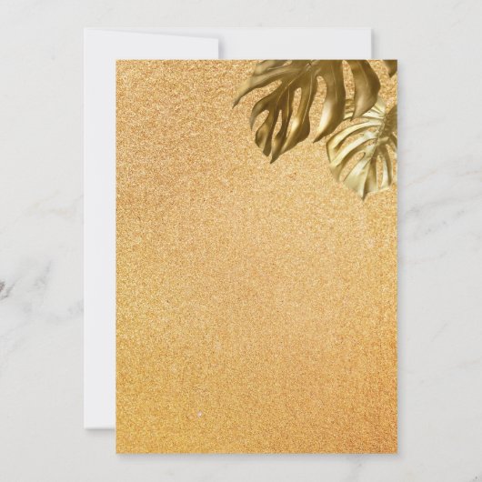  verjaardagskaart gouden kaart (Achterkant)