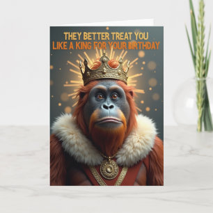 Verjaardagskaart Gouden Koning Kaart
