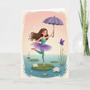 Verjaardagskaart Graceful Lily Kaart