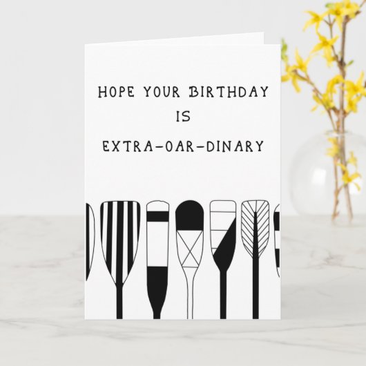 Verjaardagskaart - Grappig - Printbaar - Blanco -  Kaart (Gele Bloem)