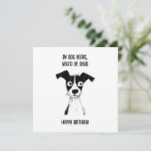 Verjaardagskaart Grappige verjaardagskaart voor op Kaart (Staand voorkant)