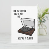 Verjaardagskaart Grappige verjaardagskaart voor op Kaart (Staand voorkant)