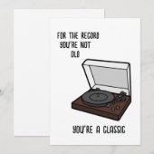 Verjaardagskaart Grappige verjaardagskaart voor op Kaart (Voorkant / Achterkant)