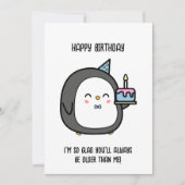 Verjaardagskaart Grappige verjaardagskaart voor op Kaart (Voorkant)