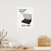 Verjaardagskaart Grappige verjaardagskaart voor op Poster (Keuken)