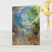 Verjaardagskaart - Groot Kaart (Gele Bloem)