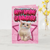 Verjaardagskaart grootmoeder kaart (Gele Bloem)