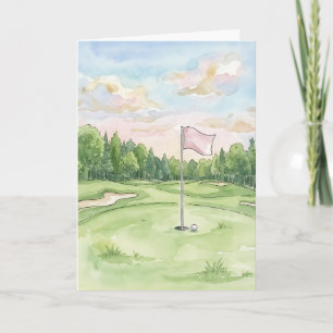 Verjaardagskaart Happy Putt Golf Kaart