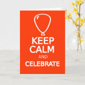 Verjaardagskaart houdt kalm kaart (Gele Bloem)