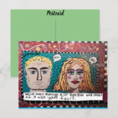 Verjaardagskaart-hulde Briefkaart (Voorkant / Achterkant)