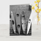 Verjaardagskaart humor kajaks fotografie kaart (Gele Bloem)