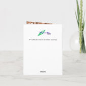 Verjaardagskaart: Ijsaroma's Kaart (Achterkant)