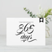 Verjaardagskaart 'Ik hou al dagen van je' Kaart (Staand voorkant)