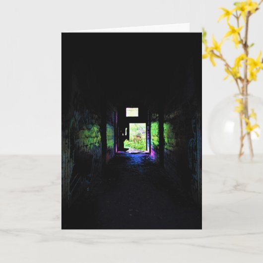 "Verjaardagskaart "In de Strot" Kaart (Gele Bloem)