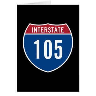 Verjaardagskaart Interstate 105