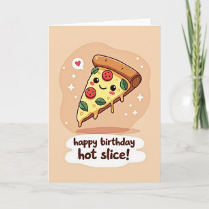 Verjaardagskaart 'Joyful Slice' Kaart