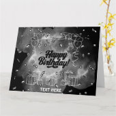 VERJAARDAGSKAART KAART (Gele Bloem)