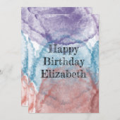 verjaardagskaart kaart (Voorkant / Achterkant)