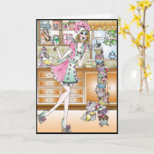 VERJAARDAGSKAART KAART (Gele Bloem)