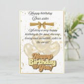 Verjaardagskaart Kaart (Staand voorkant)