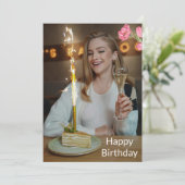 Verjaardagskaart Kaart (Staand voorkant)