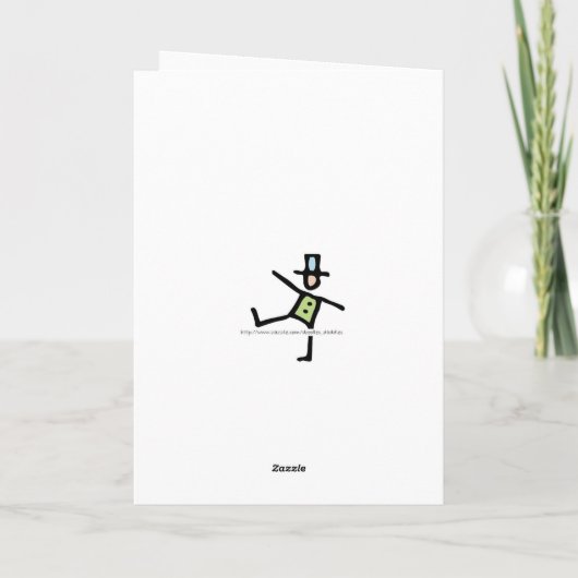 verjaardagskaart kaart (Achterkant)