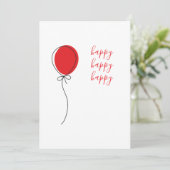 Verjaardagskaart Kaart (Staand voorkant)