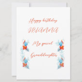 Verjaardagskaart kaart (Voorkant)