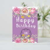 Verjaardagskaart Kaart (Staand voorkant)