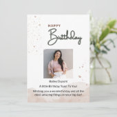 Verjaardagskaart Kaart (Staand voorkant)